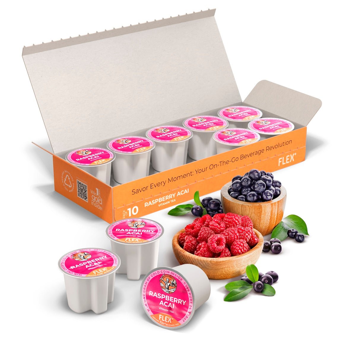 Acia Raspberry Varieties RASPBERRY ACAI | FLEX™ BEVERAGE